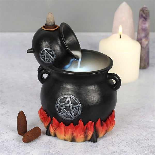 Pouring Cauldron Backflow Burner