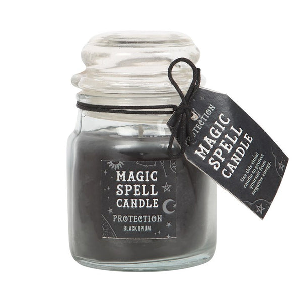 Opium Protection Spell Candle Jar