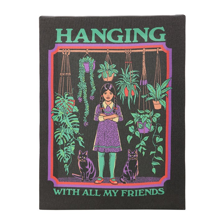 Hanging With All My Friends Canvas Plaque