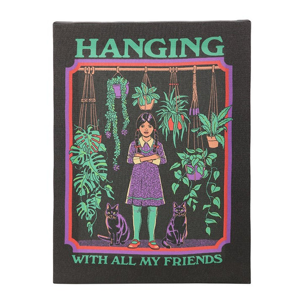 Hanging With All My Friends Canvas Plaque