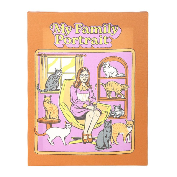 My Family Portrait Canvas Plaque