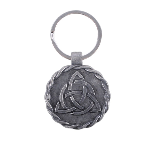 Celtic Triquetra Knot Alloy Keyring