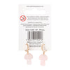 Rose Quartz Mushroom Earrings