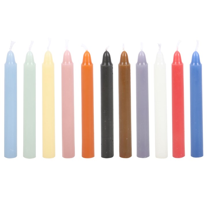 Mixed Colour Spell Candle x 12