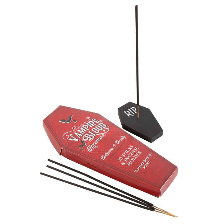 Vampire Blood Incense Sticks With Coffin Holder