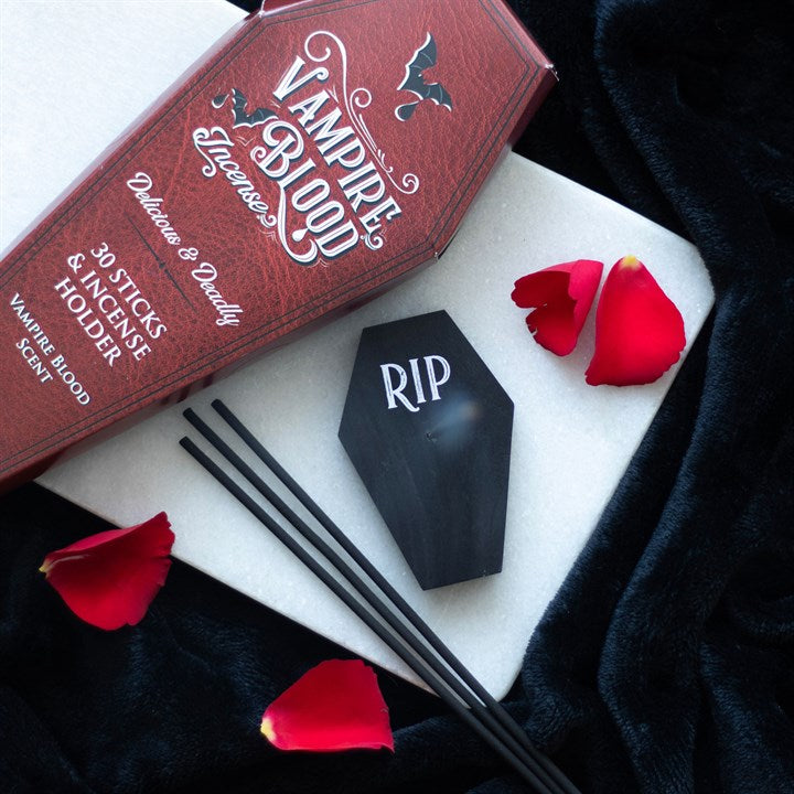 Vampire Blood Incense Sticks With Coffin Holder