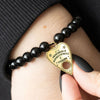 Planchette Beaded Charm Bracelet