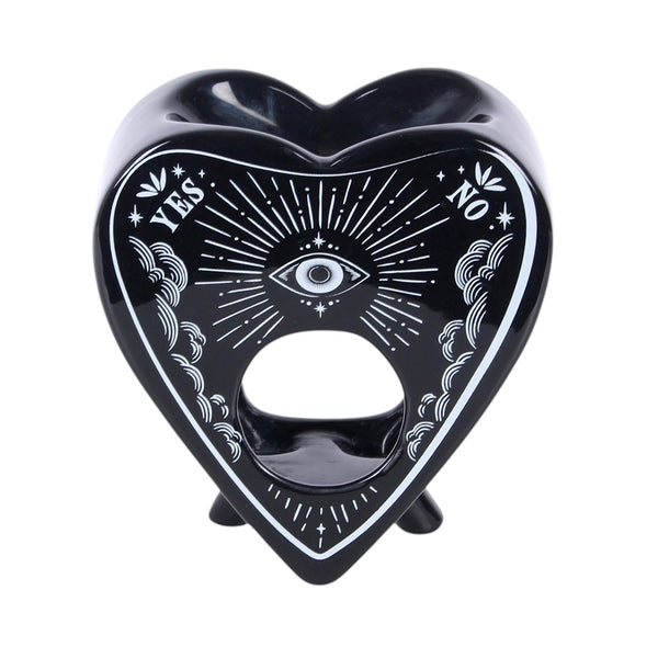 Black Planchette Oil Burner & Wax Warmer