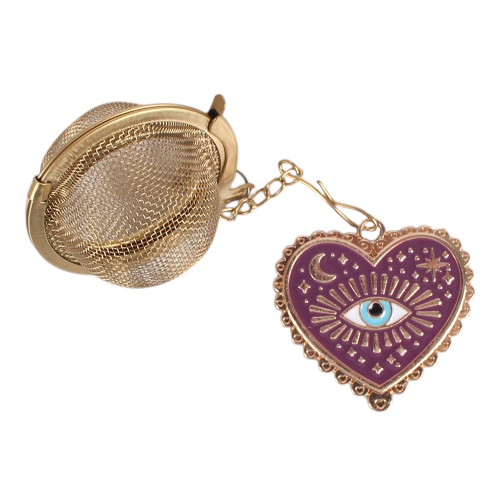 Sacred Sight Heart Print Mug & Tea Infuser Set