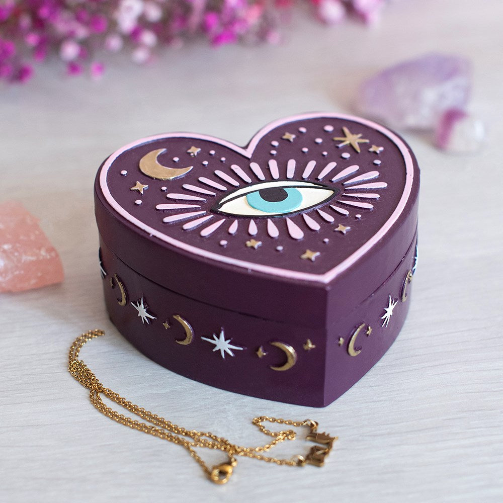 Sacred Sight Heart Trinket Box