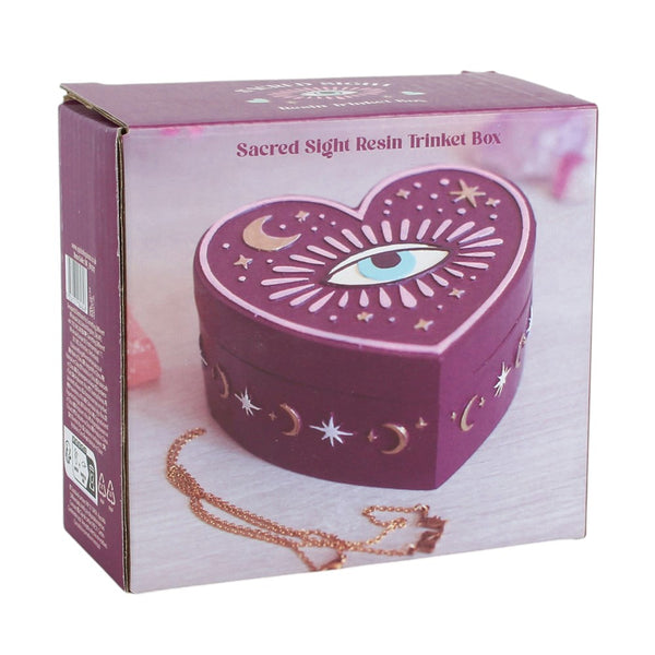 Sacred Sight Heart Trinket Box