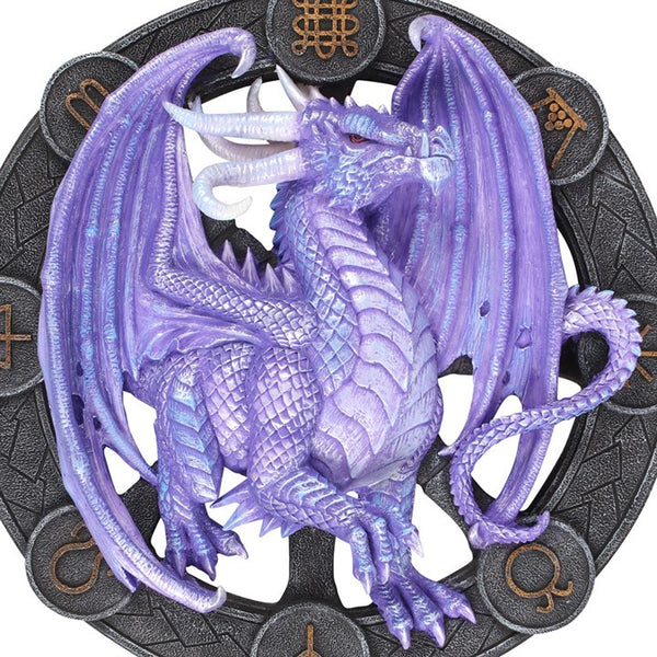 Samhain Dragon Resin Wall Plaque