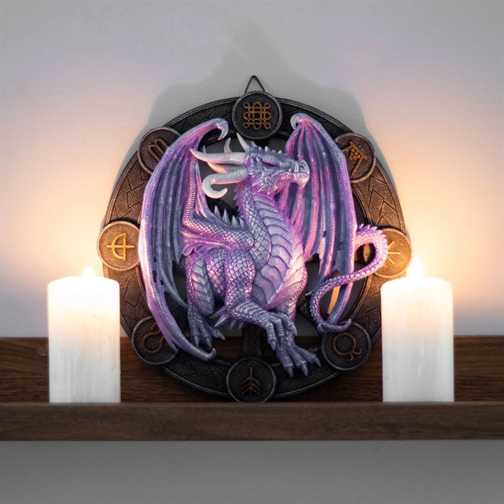 Samhain Dragon Resin Wall Plaque