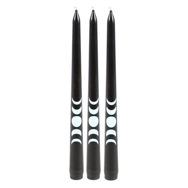 Black Magic Moon Phase Taper Candles