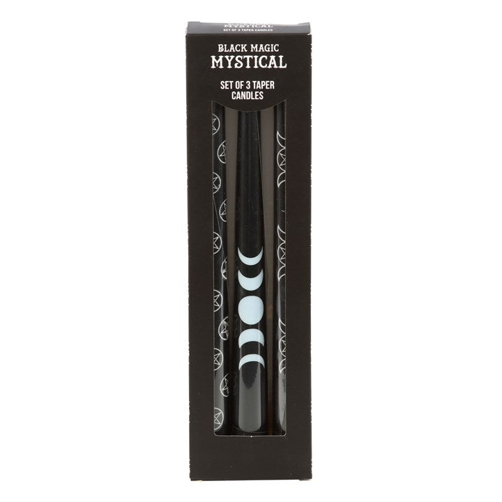 Black Magic Mystical Taper Candles