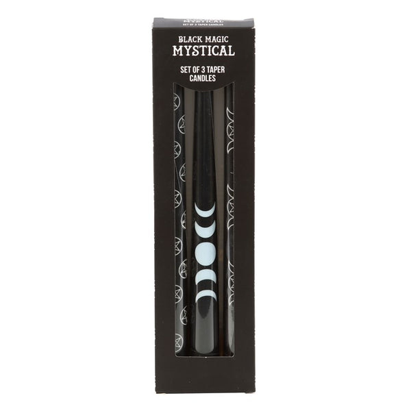 Black Magic Mystical Taper Candles
