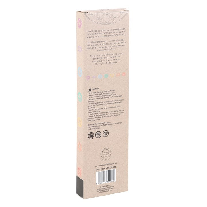 Chakra Balancing Set of 3 Taper Candles