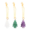 Set of 3 Gemstone Tree Decorations