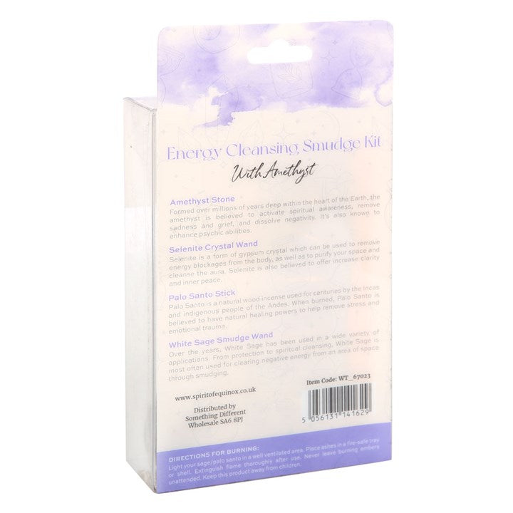 Smudging Kit With Amethyst