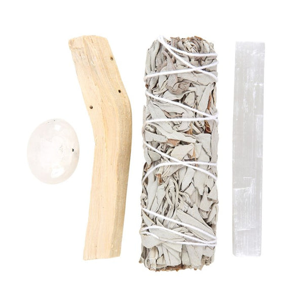 Smudge Kit With Clear Quartz