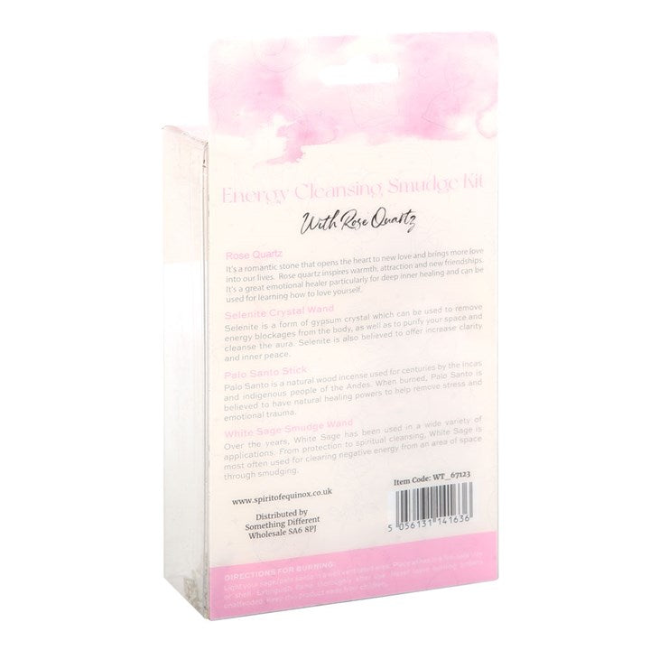 Smudge Kit With Rose Quartz