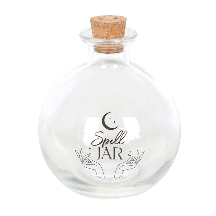10CM Glass Spell Jar with Recipe Booklet