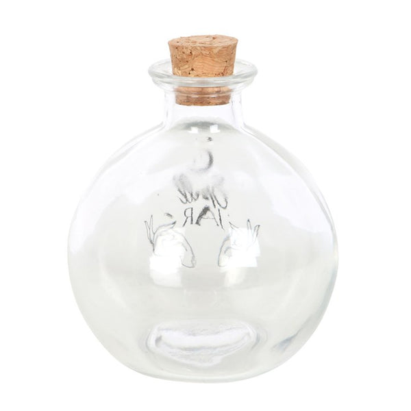 10CM Glass Spell Jar with Recipe Booklet