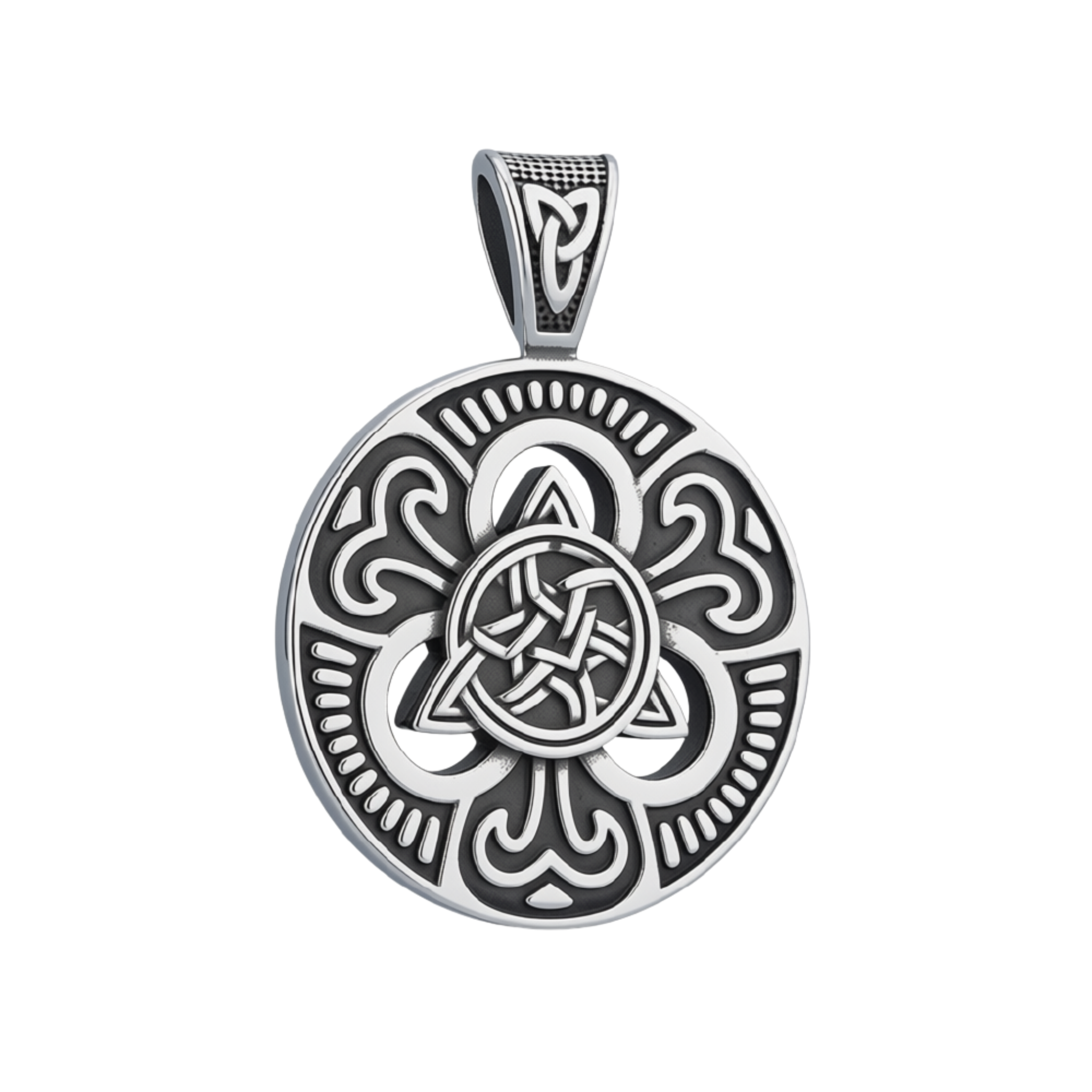 Stainless Steel Triquetra Pendant