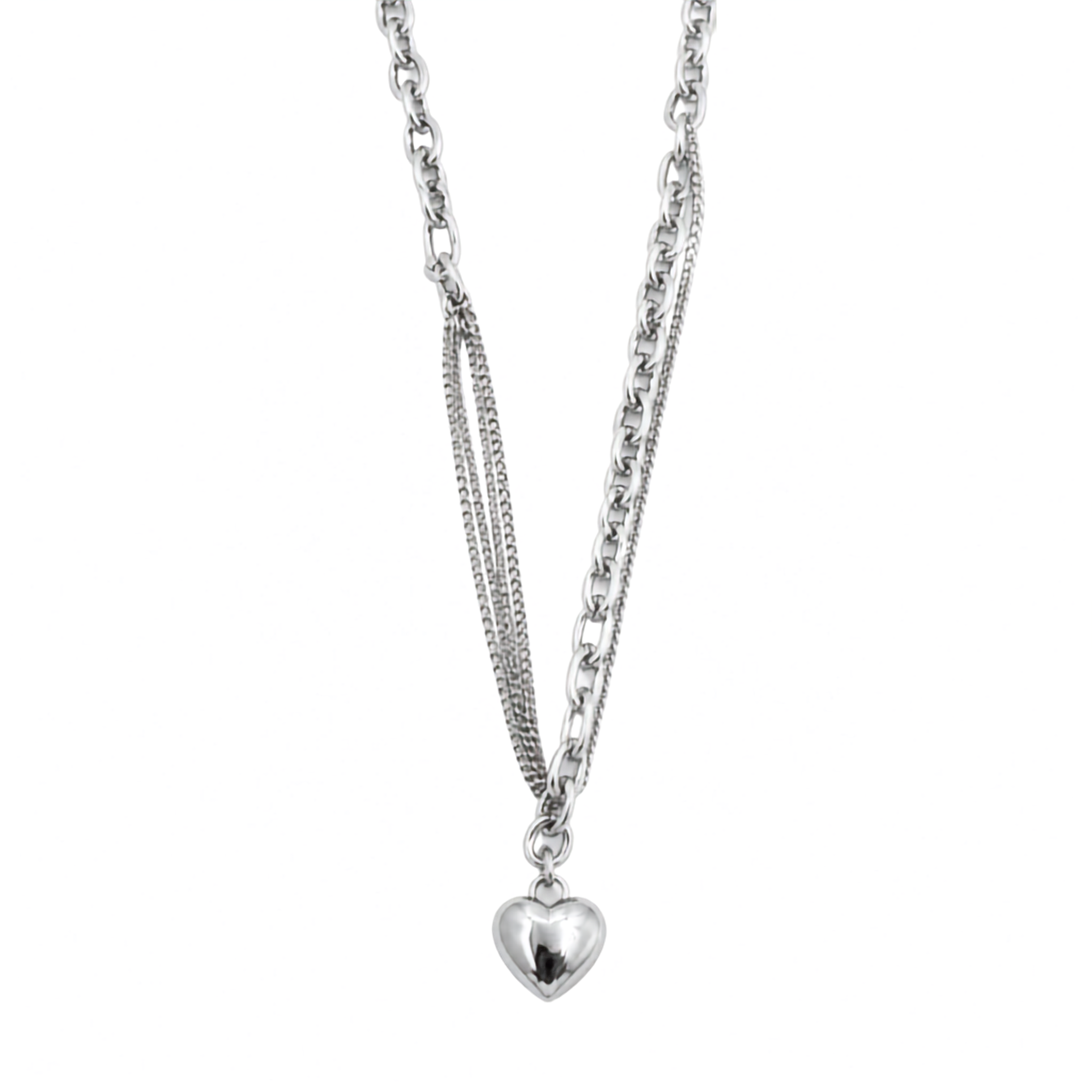Stainless Steel Chain with Heart