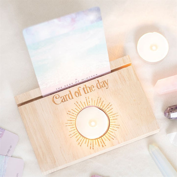 Natural Card of the Day Stand & TLight H