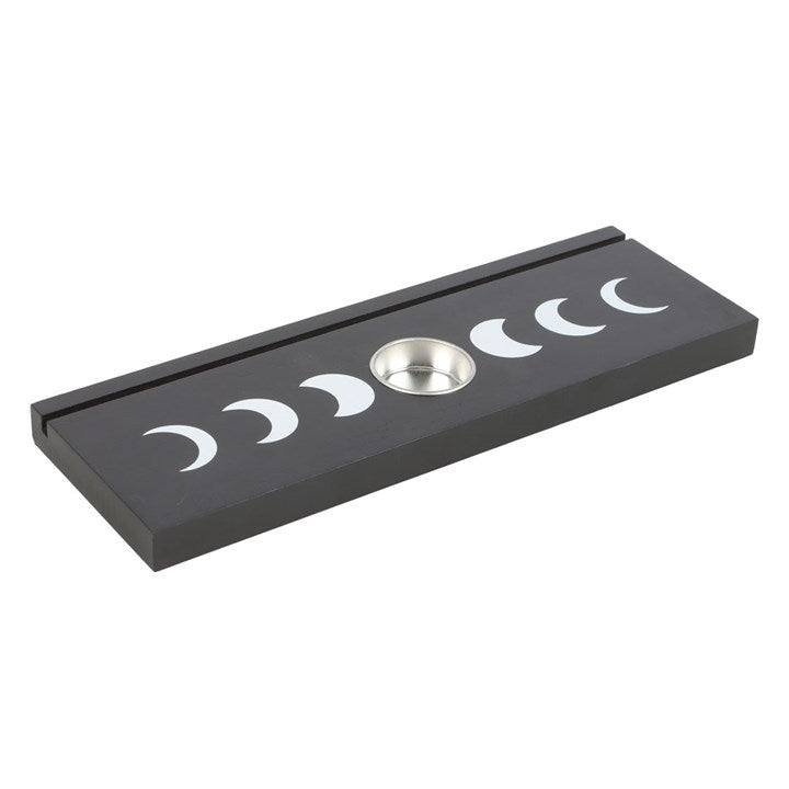 Black Moon Phase Card Stand TLight Holde