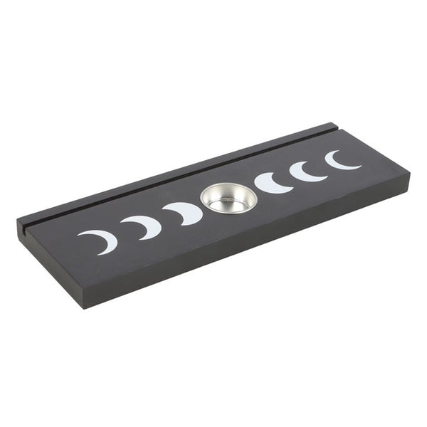 Black Moon Phase Card Stand TLight Holde