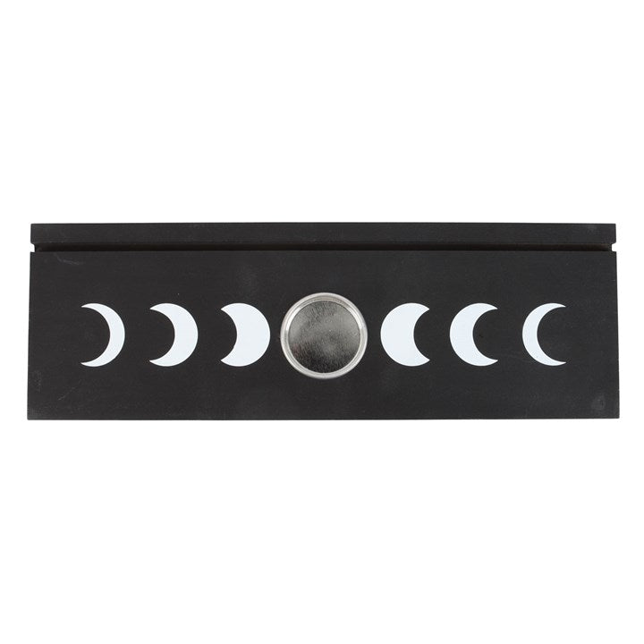 Black Moon Phase Card Stand TLight Holde