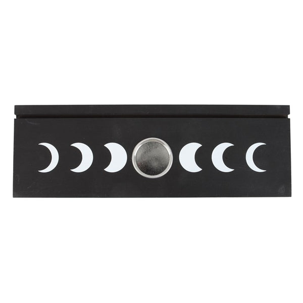 Black Moon Phase Card Stand TLight Holde