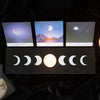 Black Moon Phase Card Stand TLight Holde