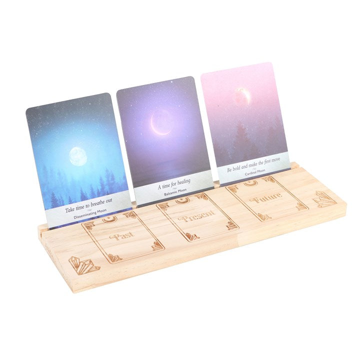 Natural Past Present Future Card Stand