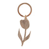 Pink Tulip Keyring