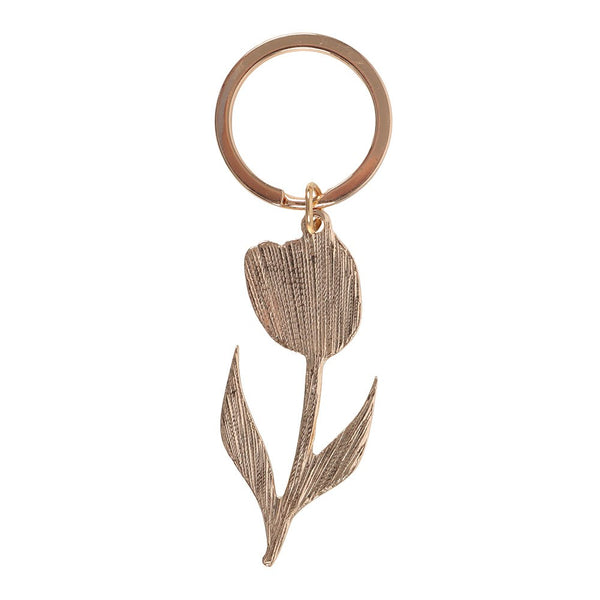 Pink Tulip Keyring