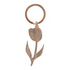 White Tulip Keyring