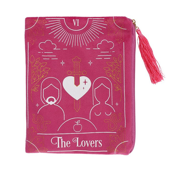 The Lovers Tarot Zipped Bag