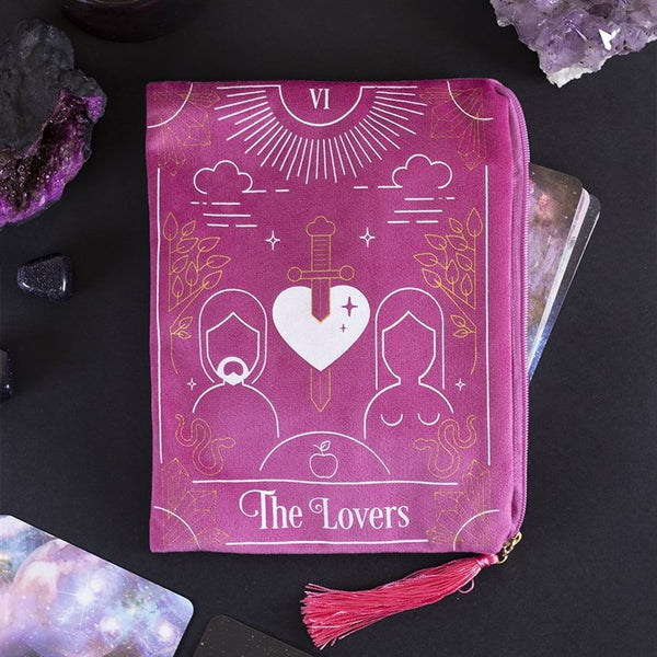 The Lovers Tarot Zipped Bag