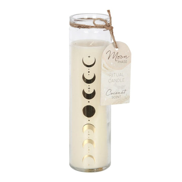 Moon Phase Coconut Candle