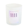 111 Angel Number Crystal chip Candle