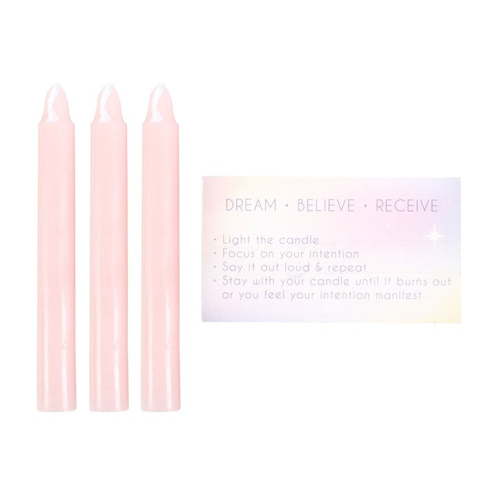 3 Manifestation Candles in a Box