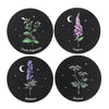 Poisonous Plant Set of 4 Coasters