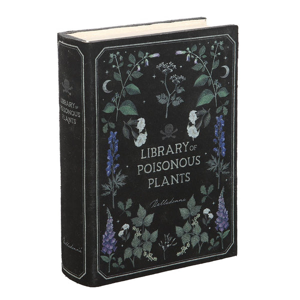 Library of Poisonous Plants Book Shaped Storage Bo