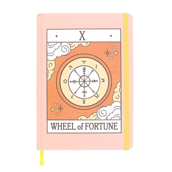 The Wheel of Fortune Vintage Tarot Notebook