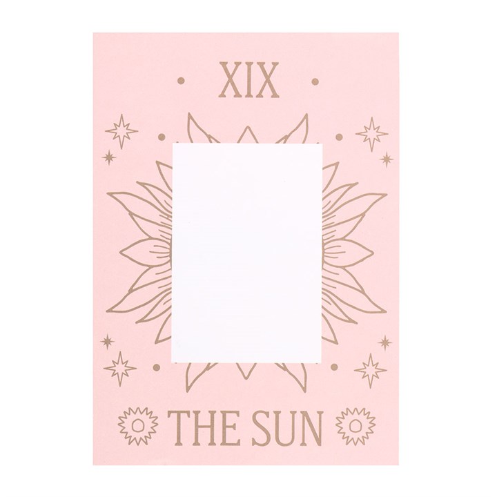 Sun Vintage Tarot Card Necklace on Card