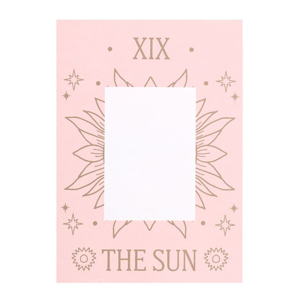 Sun Vintage Tarot Card Necklace on Card