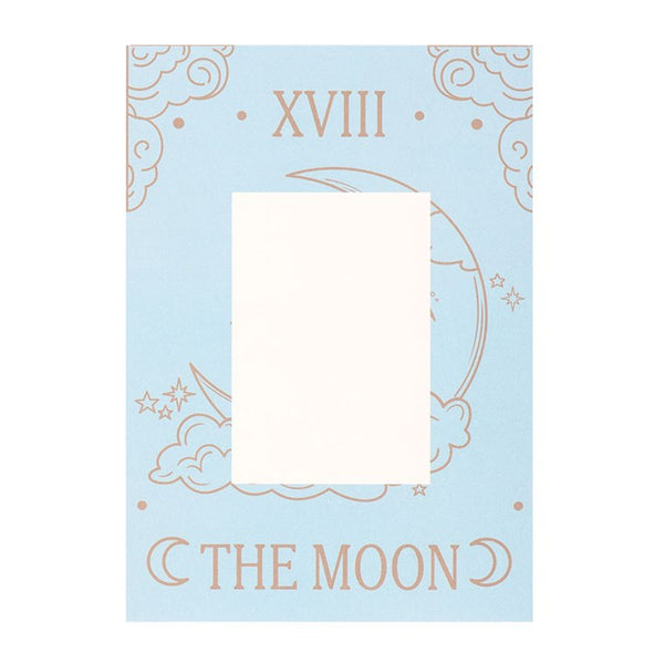 Moon Vintage Tarot Card Necklace on Card
